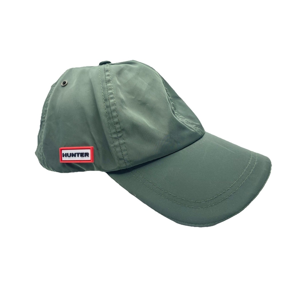 Hunter Brand Hat Original Olive Green Cap Logo Polyester Unisex Adult Gorpcore